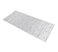 Hemobllo Housse Décorative Anti-poussière pour Réfrigérateur Double Porte en Peva avec Poches de Rangement, Protection les Taches D'huile, Motif Marguerite Blanc 54x130 Cm