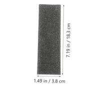 Hemobllo Housse Manche Microphone Sans Fil Décorative Strass Compatible avec Micro Main pour Karaoké et Scène