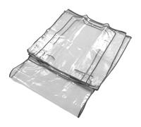 Hemobllo Housse Transparente pour Cage Chien, Maintien Chaleur, | Plastique Haute Clarté, Supervision Facile, Usage Intérieur, Transitions Saisonnières, Format 78x52x72cm