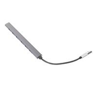 Hemobllo Hub USB 30 7 Ports Gris Concentrateur USB pour Ordinateur Portable et Disques Durs Extension Plug and Play pour Usage Professionnel et Domestique