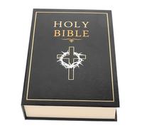 Hemobllo Imitation Bible avec Serrure à Combinaison et Clé Coffre-fort Discret pour Bijoux et Objets Précieux Cachette Sécurisée pour Maison et Bureau