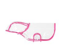 Hemobllo impatientes pour Chien Récolonteur de Chien Moyen Veste de Pluie pour Chiots Répanouissement avec Capuche Réclinaison imperméable Tabouret de Pluie