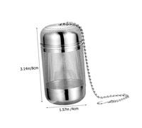 Hemobllo Infuseur à Assaisonnement en Acier Inoxydable Passoire à Épices en Maille Boule à Thé Multifonction Filtre à Soupe Pratique Cuisine pour Infuser Épices 1 Pièce