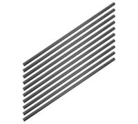 Hemobllo Insert en Fibre de Carbone 10 Pcs pour Réparation Canne à Pêche Diamètre 3 MM Longueur 10 CM Compatible Casting et Spinning pour Pêche en Eau Douce et Salée Accessoires de