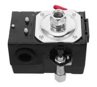 Hemobllo Interrupteur de Pression pour Compresseur avec Poignée Horizontale Régulation Automatique pour Gonflage de Pneus et Peinture Industrielle