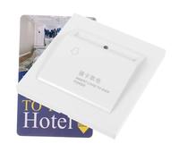 Hemobllo Interrupteur Électrique à Carte avec Retard de Coupure Commutateur à Activation par Carte pour Hôtellerie pour Chambres Dhôtes et Dortoirs