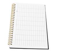 Hemobllo Inventory Record Book Horizontal Lined Pages For Business Financial Tracking Expense Management And Stock Control With PP Cover For Office Warehouse Home