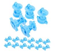 Hemobllo Isolateurs De Fil De Clôture Électrique 40 Pièces pour Ferme Et Élevage, Polypropylène Solide, Isolation Haute Tension Sécurisée, Accessoires Agricoles pour Clôtures Bovins