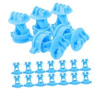 Hemobllo Isolateurs De Poteaux De Clôture Électrique pour Ferme 50 Pièces, Polypropylène Solide, Fente Inclinée Sécurisant Le Fil sans Perte D’énergie, Accessoires pour Clôtures Agricoles Et Élevage