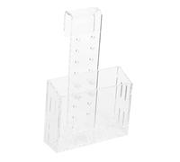 Hemobllo Jardinière pour Plantes Aquatiques Pot Transparent pour Aquarium Tasse De Plantation pour Réservoir avec Ventouse Et Crochet
