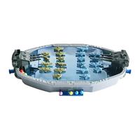 Hemobllo Jeu de Bataille Navale Interactif pour Enfants, Jeu de Société de Lancement de Billes avec 2 Lanceurs, Jouet Éducatif pour Coordination Œil-Main, Cadeau d'anniversaire Idéal pour Garçons