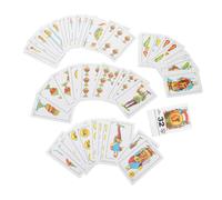 Hemobllo Jeu de Cartes à Jouer Espagnol en Papier Portable, Facile à Apprendre, Fêtes Entre Amis Moments de Loisir