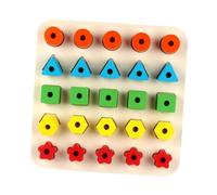 Hemobllo Jeu de Construction Bois Éducatif pour Garçon Fille Interactif Montessori Stimulation Créative et Logique Sécurité sans Odeur Adapté Garçons et Filles Dès an