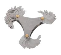 Hemobllo Jeu de Jauges de Pas de Filetage en Acier au Carbone 51 Pièces Outil de Mesure Précis pour Contrôle de Filetage Vérificateur de Taille Atelier et Garage