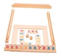 Hemobllo Jeu de Société Bois Fermez la Boîte Jeu de Hasard Rapide et Résistant Familial Convivial pour Adultes Table pour Soirée et Fête