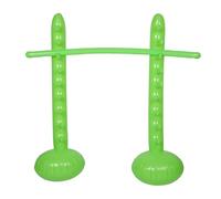 Hemobllo Jeu Gonflable de Limbo Extérieur Vert 180 CM Bâton Gonflable Réglable en Hauteur en PVC Jeu de Fête d'Été pour Adultes et Garçon et Filles Décoration de Jardin et Piscine