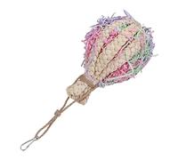 Hemobllo Jouet à Mordre pour Perroquet Jouet Molaire en Feuilles De Maïs Boule Suspendue Naturel pour Cage Oiseaux Petits Perroquets