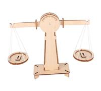 Hemobllo Jouet Éducatif Bois à Assembler Balance pour Garçon Fille Projet Scientifique Jouet Équilibre Activité Manuelle pour Garçon Fille