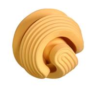 Hemobllo Jouet pour Animaux De Compagnie Balle Alimentaire Anti-Fuite en Plastique 85 Mm Orange Jouet Interactif Extérieur pour Chien Chiot