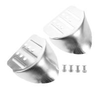 Hemobllo Kit 1 Paire Supports Métalliques de Talon pour Échasses de Plaquiste, Pièces de Rechange Stables et Solide, Coussinets Antidérapants Adaptés Travaux en Hauteur, Accessoires