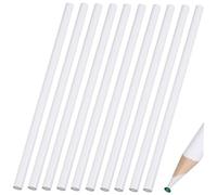 Hemobllo Kit 10pcs Stylo à Pointe D'ongle en Bois Blanc pour Manucure, Outil Nail Art Confortable Poignée Ergonomique, pour DIY Nail Art à Domicile