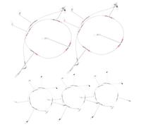 Hemobllo Kit Accessoires de Acier Inoxydable Résistant Ensemble de Supports Anti-emmêlement pour Mer avec Hameçons Fiables et Câble Rigide