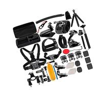 Hemobllo Kit Accessoires pour Caméra Action Perche Flottante Trépied Adaptateur Sangle Ventouse Rotative Compatible avec Hero