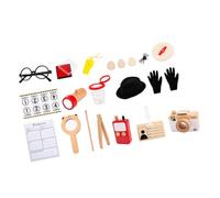 Hemobllo Kit Cosplay Garçon Fille avec Accessoires Ludiques Jeu de Rôle pour Garçons et Filles Éducatif pour Développer la Motricité Fine et Limagination