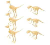 Hemobllo Kit D'assemblage De Fossiles De Dinosaures pour Garçon Et Filles Modèles De Squelettes De Dinosaures Plastique Sûr Et Résistant 6 Pièces Jeu Éducatif De Fouille Paléontologique