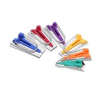 Hemobllo Kit de 6 Poseurs de Biais 6Mm à 25Mm Outils de Couture DIY pour Biais Simple et Double Accessoires pour Patchwork et Quilting pour Tissus Variés