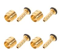 Hemobllo Kit de 8 Olives et Inserts de Raccord Hydraulique en Cuivre pour Durite de Frein à Disque Vtt Compatible Vélo Tout-Terrain Étanchéité Optimale Pièces de Rechange pour