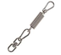Hemobllo Kit de Fixation Hamac Acier Inoxydable avec Crochet Rotatif et Ressort Amortisseur pour Balançoire et Chaise Suspendue Support Professionnel Antichoc pour Suspension Intérieure et