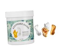 Hemobllo Kit de Moulage Mains Garçon Fille Né Réaliste Coffret Souvenir Créatif pour Fête Naissance et Anniversaire Facile à Utiliser pour Moulage Mains