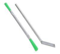 Hemobllo Kit de Nettoyage de Seuil D'ascenseur 10 Mm Grattoir à Joints et Petite Brosse de Nettoyage des Rainures, Outil Manuel Léger pour Entretien Professionnel, Élimination des Débris