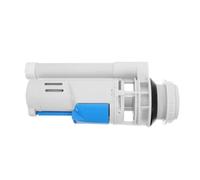 Hemobllo Kit de Remplacement pour Soupape de Chasse D'eau de Toilette Blanche en Abs Métal Fonction Économie D'eau et Chasse Puissante, pour Réparation de Réservoirs Domestiques