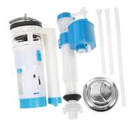 Hemobllo Kit de Remplacement Valve Flotteur Wc avec Bouton Poussoir Grand Format Mécanisme Double Chasse pour Réservoir Intérieur Système Chasse Eau Performant