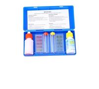 Hemobllo Kit De Test Chimique Pour Piscine Et Spa Testeur D'eau Ph, Résiduel, Dureté Et Alcalinité Portable Compact Pour Contrôle Qualité Eau Solution Colorimétrique Rapide Et Fiable