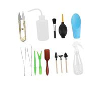 Hemobllo Kit Doutils de Jardinage Miniatures pour Plantes Pulvérisateur Outils Portables pour Plantation Désherbage et Rempotage Intérieur et Extérieur