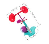 Hemobllo Kit Éducatif Stem Anémomètre et Girouette Jeu Scientifique pour Garçon Fille Mesure Vent et Direction Expérience Météo Interactive pour Apprentissage Physique et Sciences