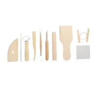 Hemobllo Kit Outils Sculpture Poterie Outils Modelage Argile Légers et Durables pour DIY Carving Façonnage Grattage Lissage pour Créateurs Amateurs et Professionnels