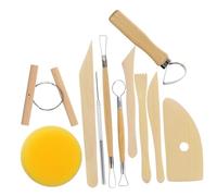 Hemobllo Kit Poterie Outils Argile et pour Sculpture Gravure Modelage Découpe et Lissage Kit Débutants pour Art et Artisanat