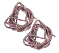 Hemobllo Lacets Ronds de Remplacement pour Chaussures de Sport et Casual Lacets Lumineux Multicolores Résistants pour Baskets Chaussures de Running et