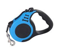 Hemobllo Laisse Corde Chien Télescopique Automatique Mètres Bleu pour Chiot Et Animaux De Compagnie