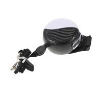 Hemobllo Laisse Rétractable pour Chien 3 Mètres Dragonne Abs Robuste, Corde Extensible Blanche, Promenade en Extérieur, Adaptée aux Petites, Moyennes et Grandes Races