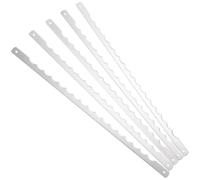 Hemobllo Lames Dentelées en Acier Inoxydable 5 Pcs pour Machine, Accessoires de Trancheuse, Outils de Coupe Gâteau, Rechange Compatible pour Découpe Précise et Solide