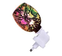 Hemobllo Lampe Aromatique Décorative 3D Aux Couleurs Changeantes en Verre sans Fumée, Brûleur De Parfum Créatif pour Chambre à Coucher Et Salon, Diffuseur D'arômes Polyvalent pour Intérieur