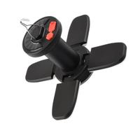 Hemobllo Lampe de Tente de Camping Solaire Pliable USB 1200 Mah Noire