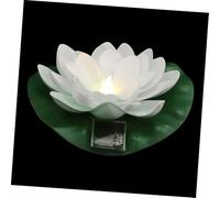 Hemobllo Lampe Solaire Flottante à Fleurs pour Piscine Lampes Décoratives De Jardin Accessibles