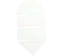 Hemobllo Lentille Triangulaire Lentille Semi-circulaire Matériel Pédagogique de Physique Précis Outil D’expérimentation Optique pour Enseignement Scientifique