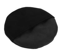 Hemobllo Lingette de Nettoyage pour Écran Tactile Ronde Noire-Grise Microfibre Haute Densité Portable 1 Pièce Compatible Téléphones Ordinateurs Portables et Vitres de Voiture Traces